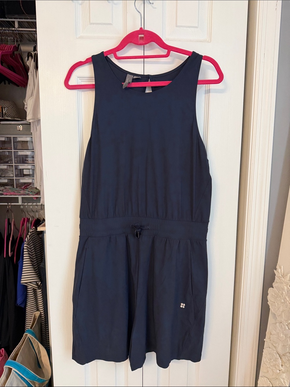 Sweaty Betty navy romper size 10